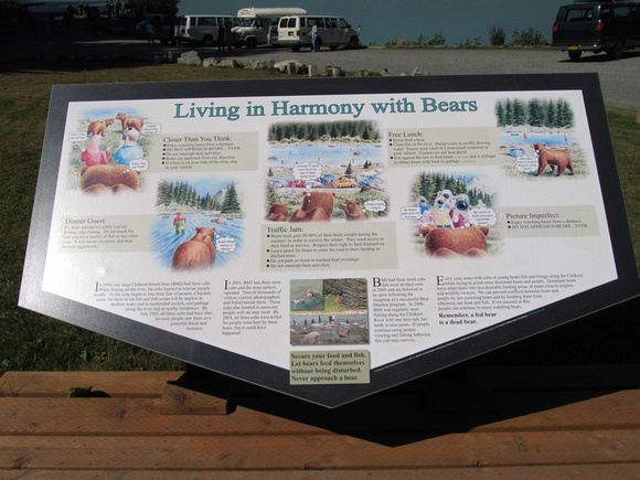Harmony With Bears Sign